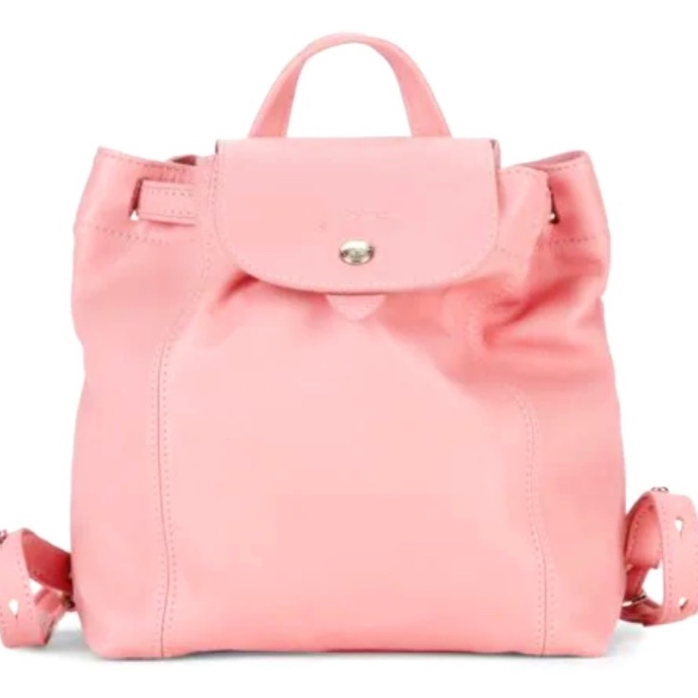 𝅺❌SOLD❌ LONGCHAMP Extra Small Le Pliage Leather Backpack